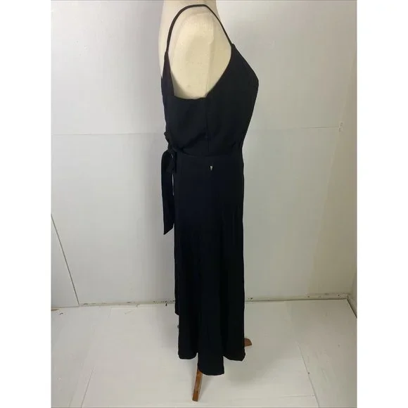 BNWT Kookaï HUNTINGTON WRAP DRESS BLACK Colour Size 34 AU 10 - Picture 7 of 10